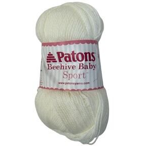 Patons Beehive Baby Sport Vintage Lace 09007 Acrylic Nylon 3.5oz 359 Yards